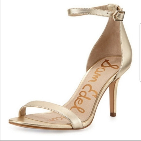 Sam Edelman Patti Gold Ankle Strap 